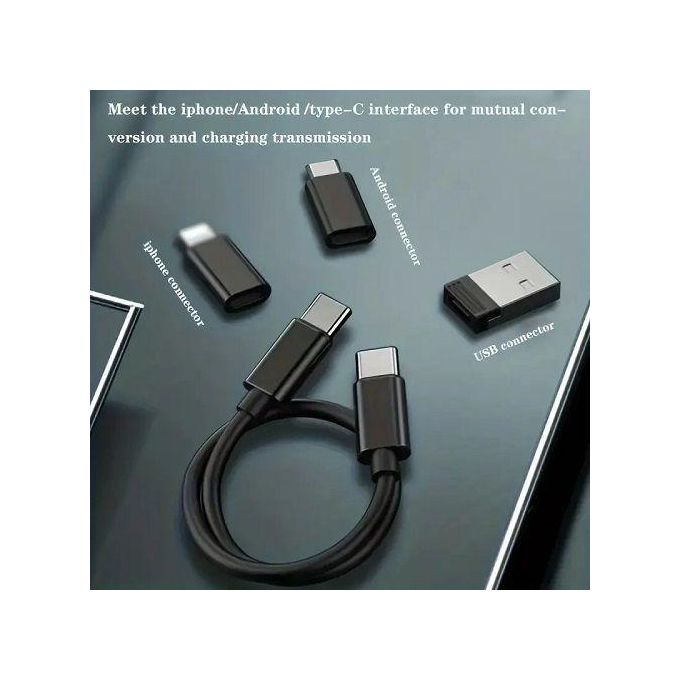 Le Kit Multifonction 6-en-1 (60W) qui va transformer votre quotidien ⚡ — fini les câbles lents, perdus ou emmêlés. Charge & transfert rapide, partout, à tout moment ✨