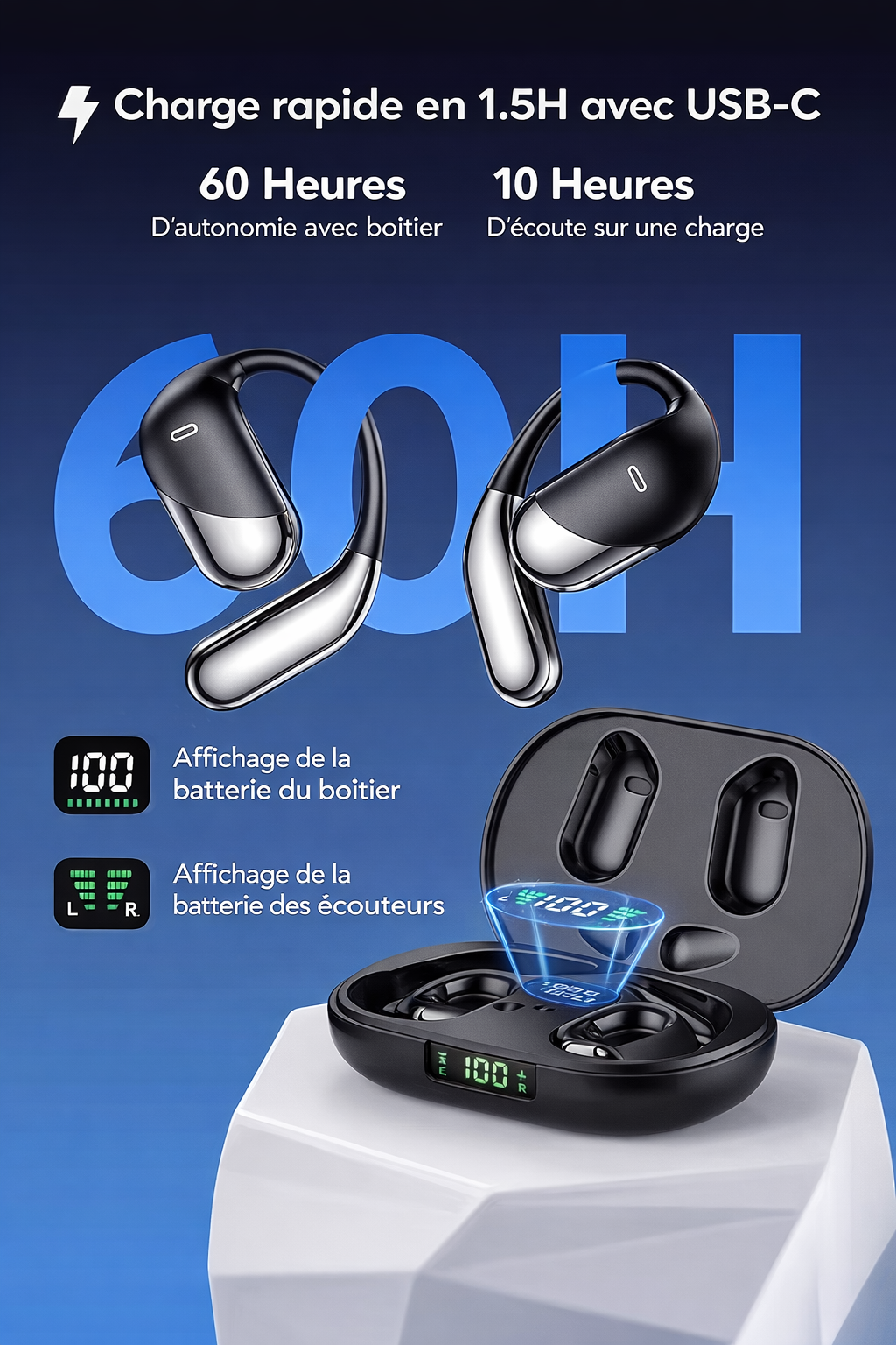 🎧 Écouteurs de Traduction Instantanée – Voyage, Business & Apprentissage Sans Limite🚀