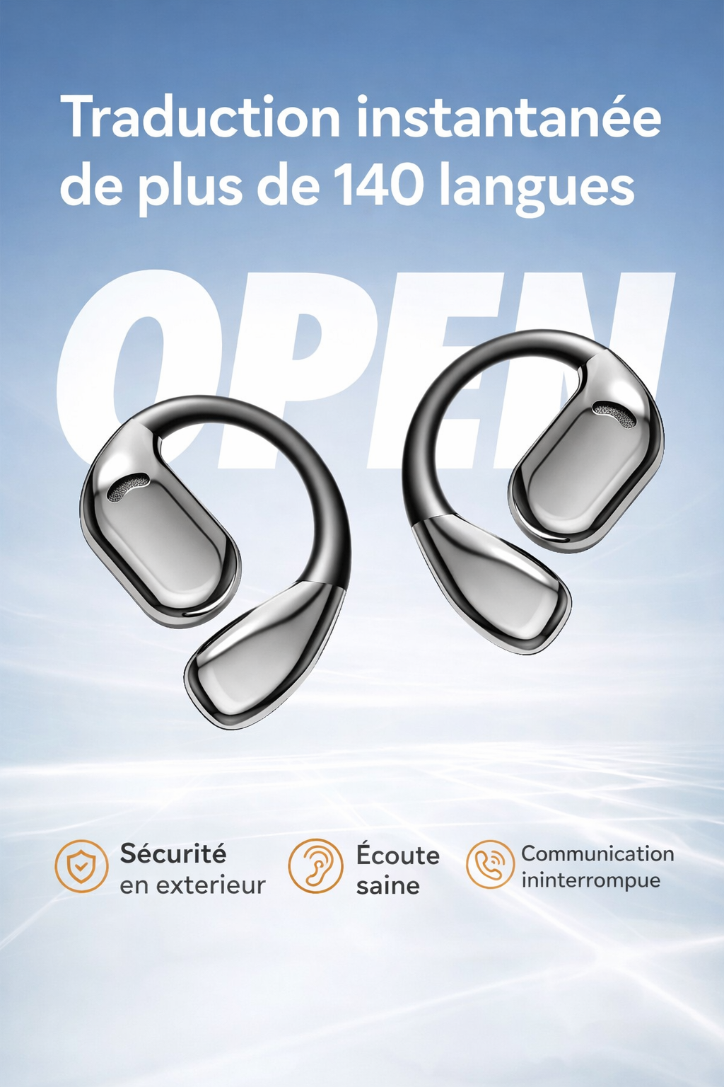 Avec les 🎧 Écouteurs de Traduction AI BUDS M75 - Interagissez dans toutes les langues dès maintenant🚀