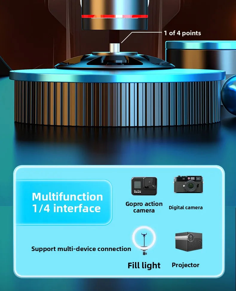 Trépied Intelligent Q03 360° à Suivi Auto : L'IA Qui Vous Garde Toujours au Centre de l'Action.