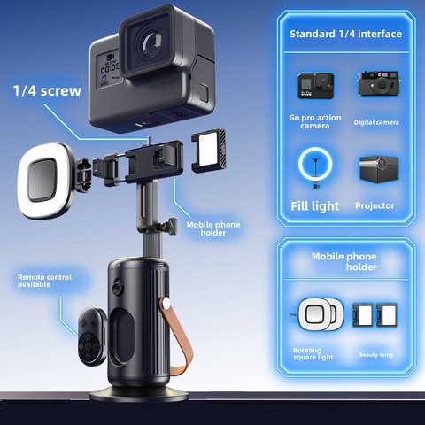 Trépied Intelligent Q03 360° à Suivi Auto : L'IA Qui Vous Garde Toujours au Centre de l'Action.