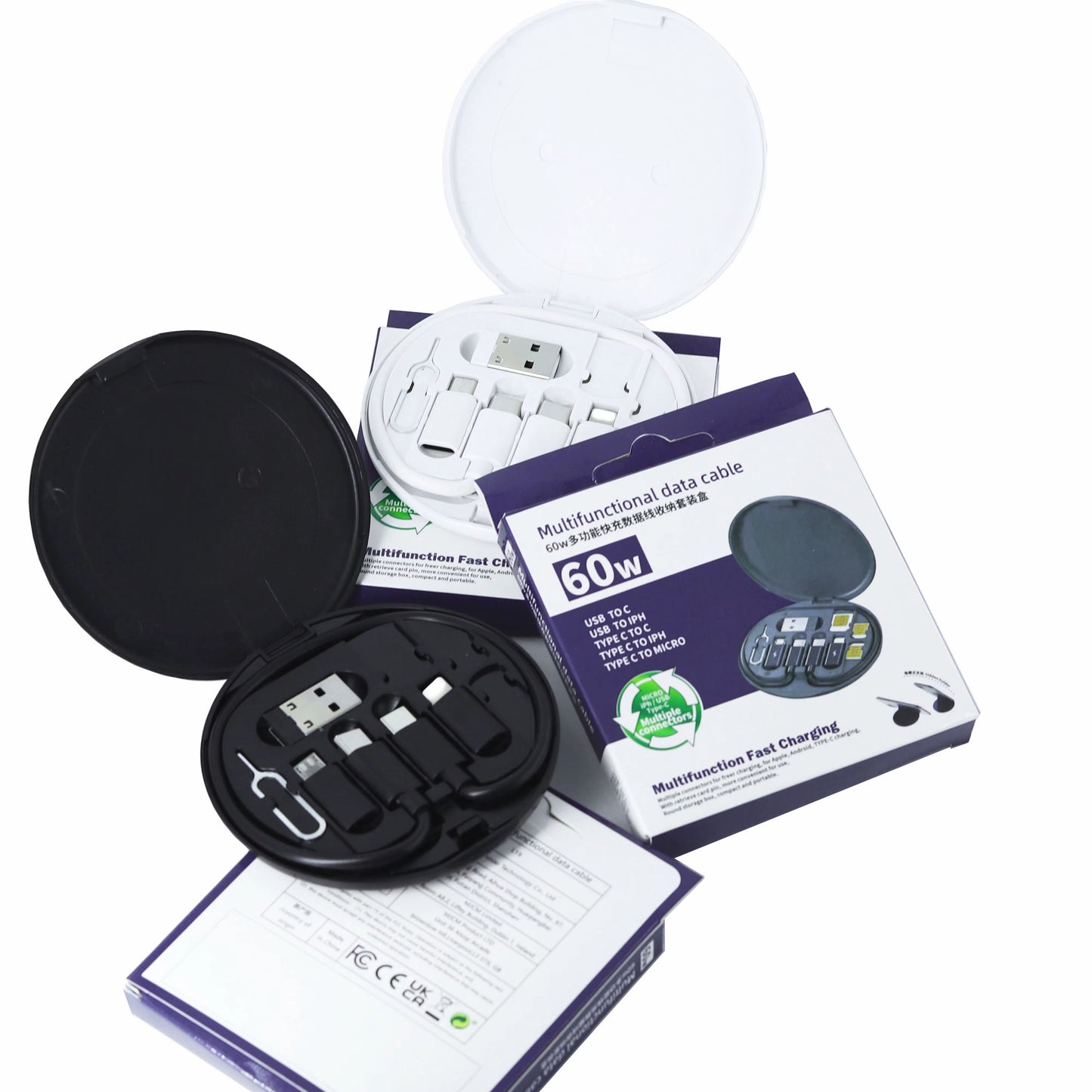 Le Kit Multifonction 6-en-1 (60W) qui va transformer votre quotidien ⚡ — fini les câbles lents, perdus ou emmêlés. Charge & transfert rapide, partout, à tout moment ✨