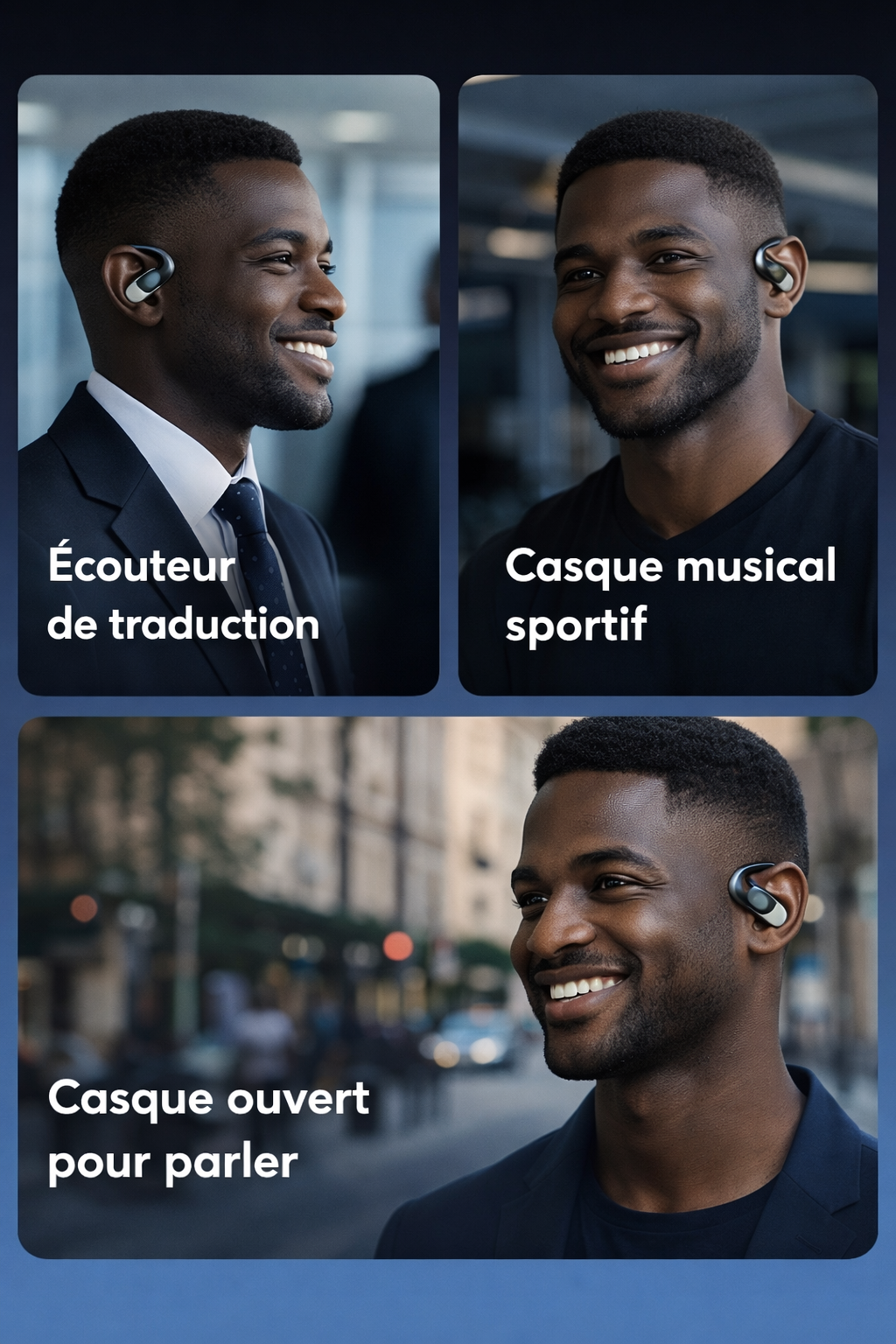 Avec les 🎧 Écouteurs de Traduction AI BUDS M75 - Interagissez dans toutes les langues dès maintenant🚀